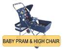 Baby Pram & High Chair